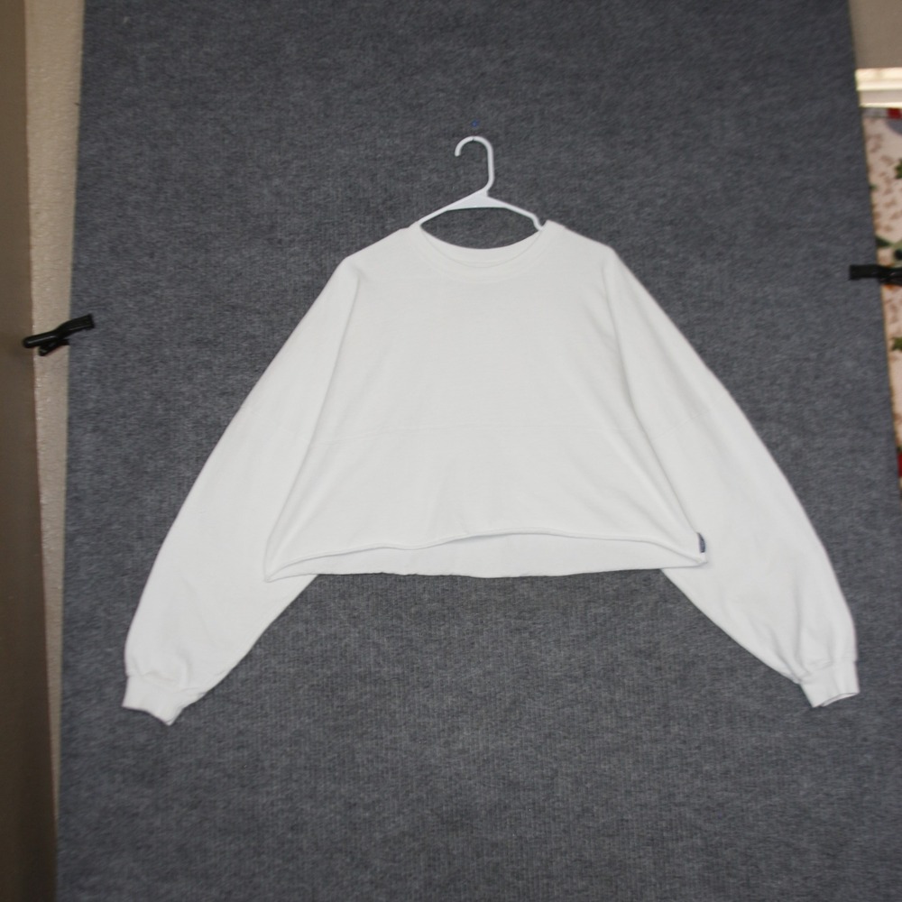 Spirit Jersey MGM Resorts Aria Las Vegas Cropped‎ Shirt XL White Rhinestone Logo